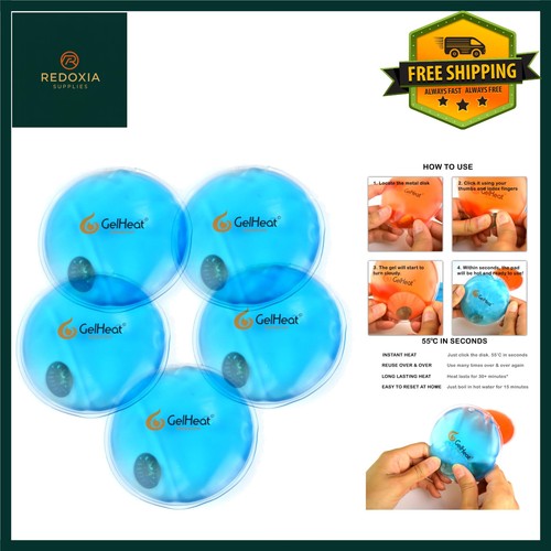 Instant reusable round gel - reusable,