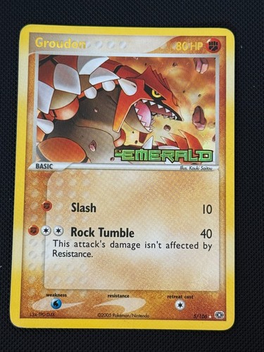 Groudon 106 emerald - groudon, 5/106