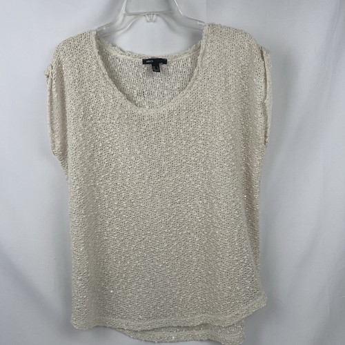 Mng sweater cream gold - mng,