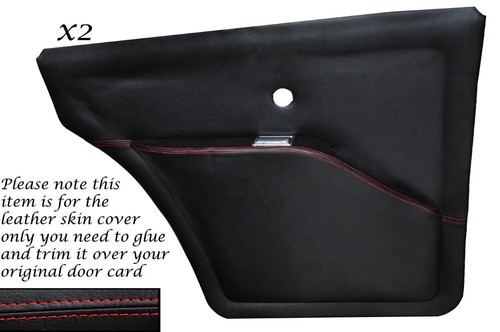 Red stitch rear - rear, door