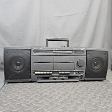 JVC PC-Y777 Boombox Portable Stereo Radio Cassette Player Detachable Speakers