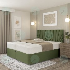 Zip and Link Divan PLUSH FABRIC Hotels, Landlords, Serviced Apartments