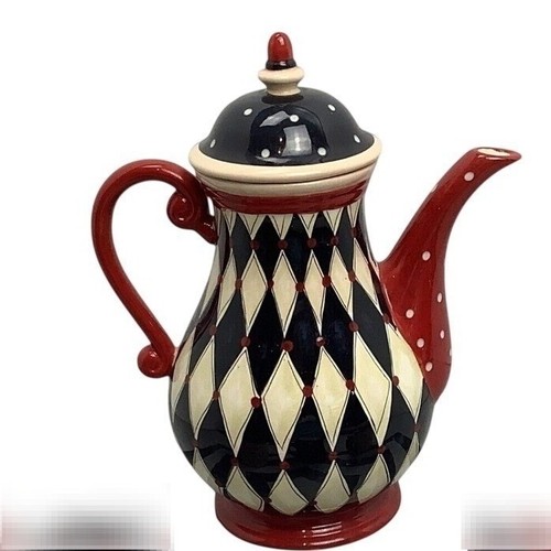 Whimsical harlequin ceramic - whimsical,