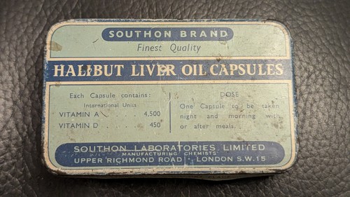Vintage southon brand halibut - brand,