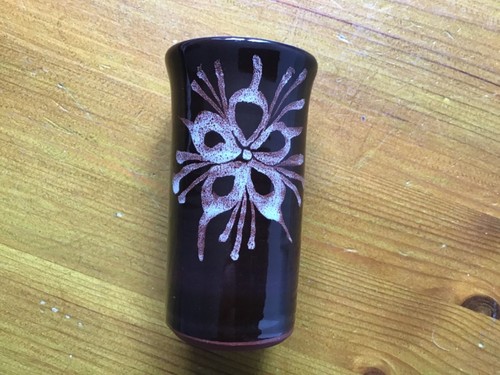 Tenby studio pottery vase - tenby,