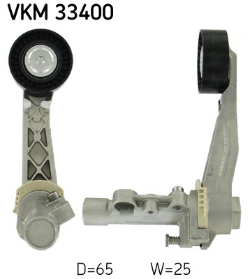 Tensioner pulley ribbed - tensioner, v-ribbed