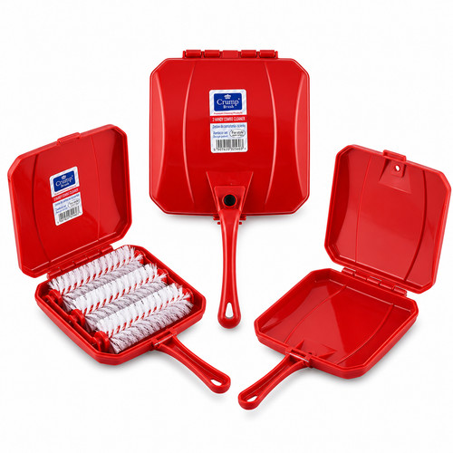 Plastic handled carpet table - handled,