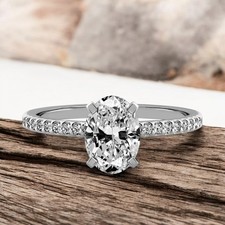 Diamond Platinum Ring For