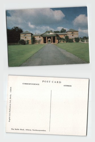 Postcard the stable block - -,