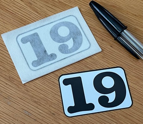 Steve hislop number very - steve, 19