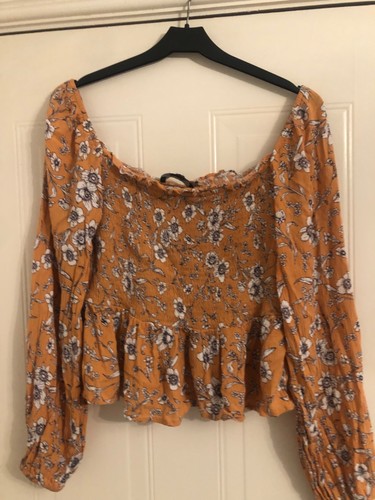 Primark mustard white floral - &,