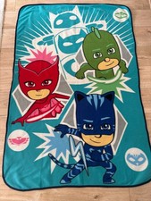 PJ Masks Fleece Blanket Kids Bed Throw 38” x 56” 