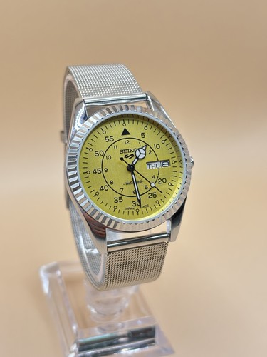 Seiko yellow field watch - seiko,