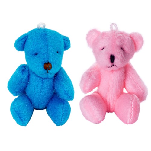 New blue and pink teddy - and,