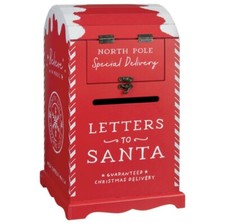 Christmas Red Santa Post Box