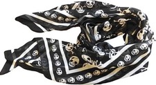 Unisex Black & White Skull