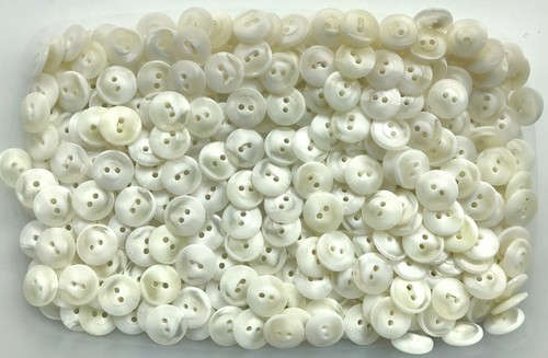Buttons 15mm 24l - 15mm, white