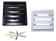 Gravity Flap Wall Outlet Cowl Duct Cover Air Vent Grille Non-Return Valve New