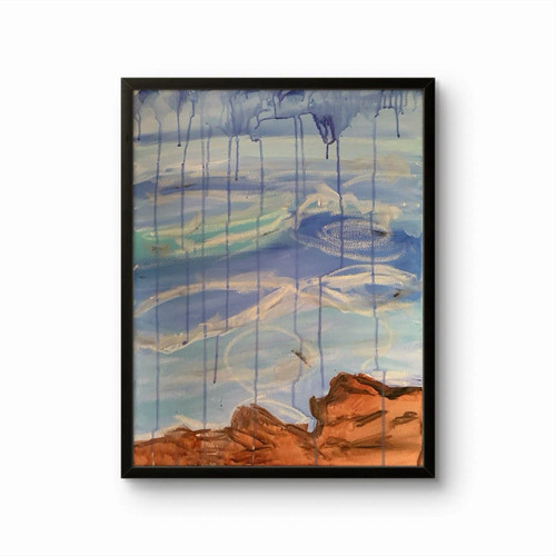 Original ocean landscape - original,
