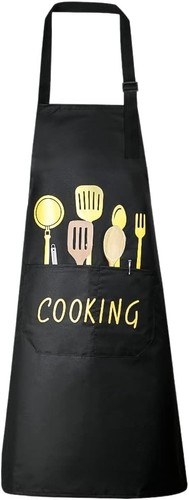 Stylish waterproof bib apron - waterproof,