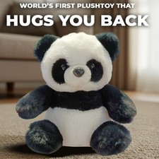 Panda Bear Plush Stuffed Animal Huggable Toy Black White Zoo Cub Kids Gifts