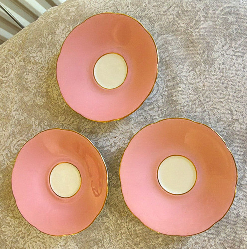 Adderley bone china saucers - adderley,
