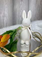 Flocked Rabbit Easter Bunny