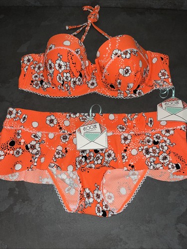 Ladies neon orange floozie - orange,