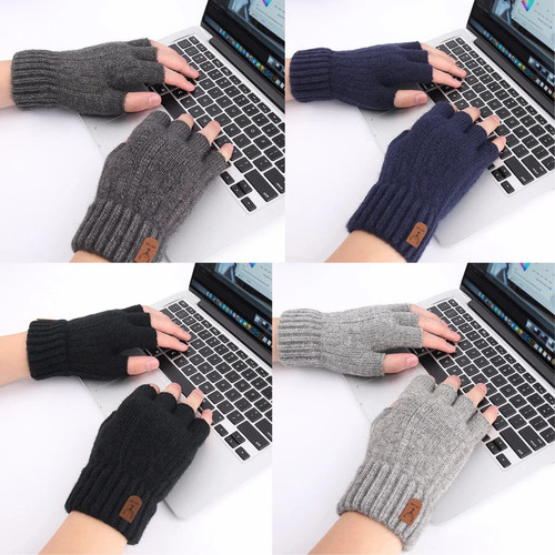 Thermal fingerless gloves - uk,