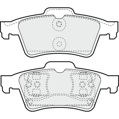 Brake pads for renault - for, megane
