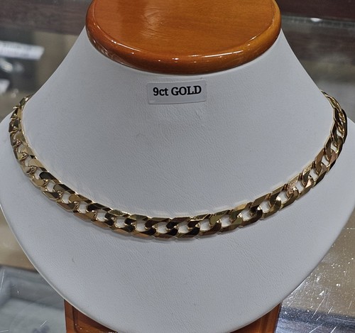9ct solid gold curb - 9ct, chain