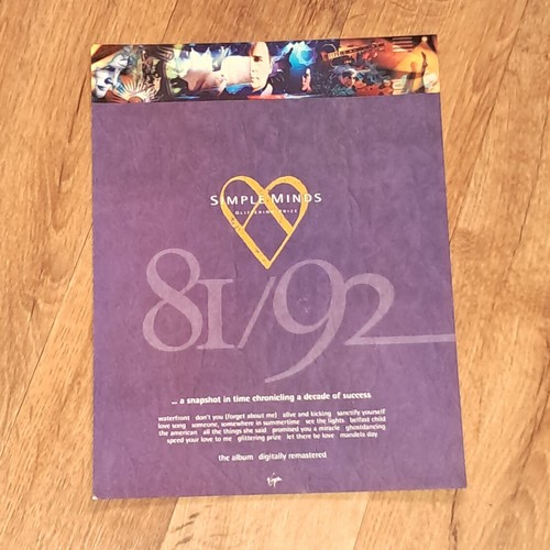Simple minds greatest hits - simple,