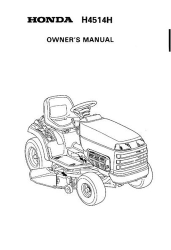 Honda ride mower h4514h - ride,