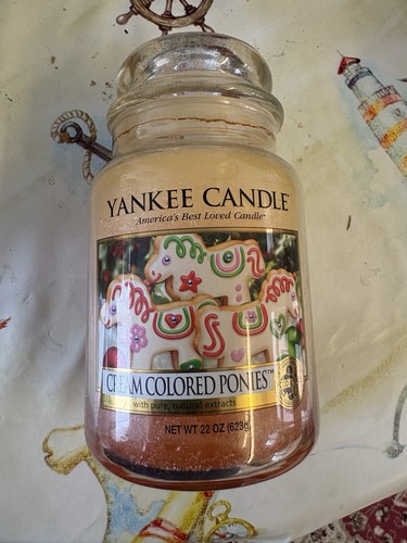 Yankee candle cream colored - yankee,