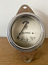 Vintage Smiths MA Classic Car Petrol Gauge X40576 Jaguar SS Austin Morris Silver