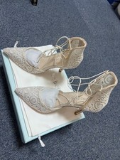 Bella Belle Cameron Ivory Bridal Shoes, UK 5