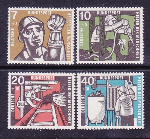 Germany b356 mnh 1957 - germany, og