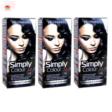3 x Mellor & Russell Simply Permanent Hair Colour - 3 Natural Dark Brown