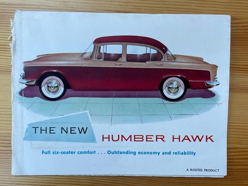 Humber hawk brochure - humber,