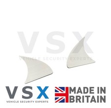 FORD TRANSIT CUSTOM DASH TRIMS CUPHOLDER PRE-FACE LIFT  STAINLESS STEEL PAIR