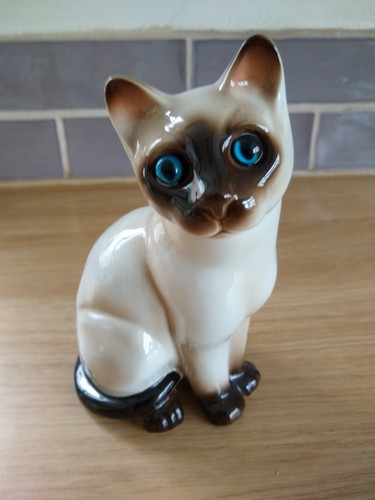Siamese cat kitten - , figurine