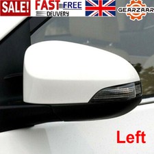 WHITE DOOR WING MIRROR COVER CAP LEFT PASSENGER SIDE FOR TOYOTA YARIS 2012-2020