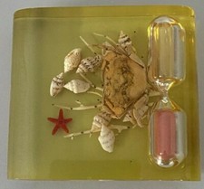 Vintage Paperweight Lucite