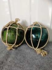 Large blue green glass - green, buoys