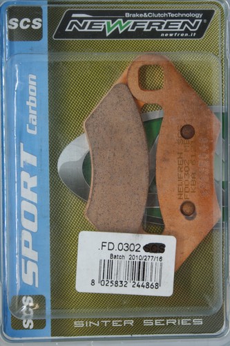Rear brake pads newfren - brake,