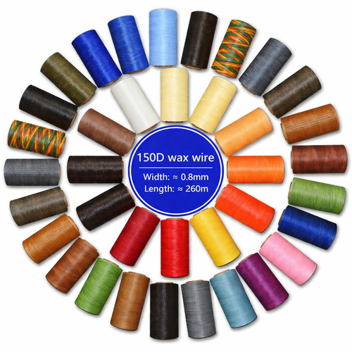 260m 1mm sewing waxed - 1mm,