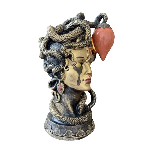 Medusa statue light table lamp - statue,