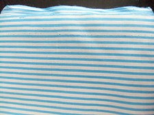 Blue striped cotton - striped,
