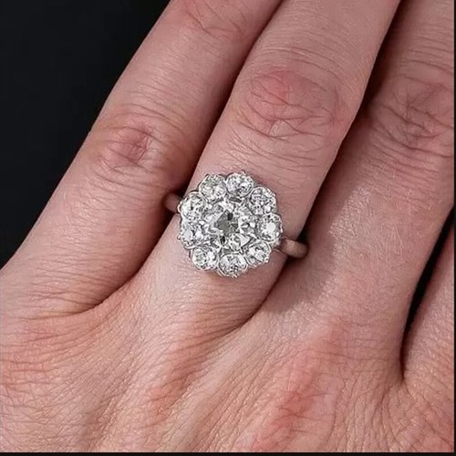 Halo 40ct round cut 14k - 2.40ct,