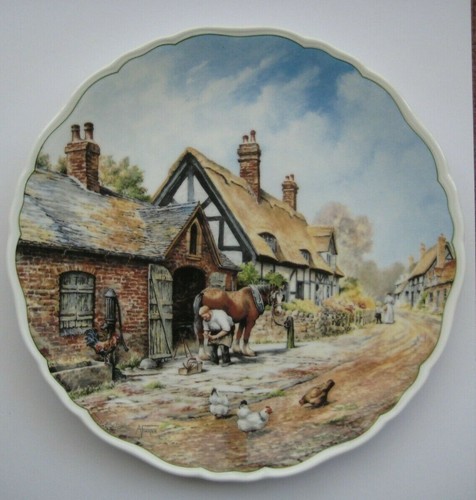 Royal doulton plate village - royal, plate,